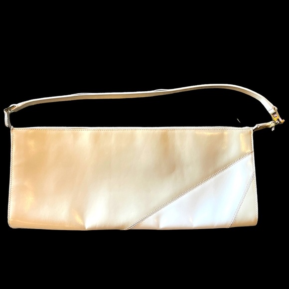 Salvatore Ferragamo Beige & White Handbag - Picture 1 of 13